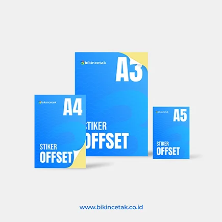 Sticker Label Offset